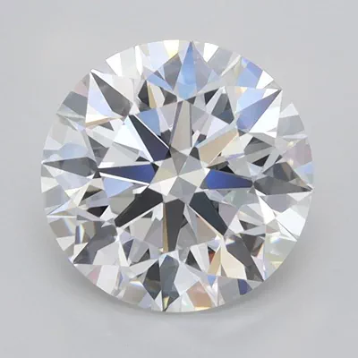 2.05ct D FL Rare Carat Ideal Cut Round Lab Grown Diamond