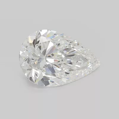 9.64ct E VS1 Rare Carat Ideal Cut Pear Lab Grown Diamond