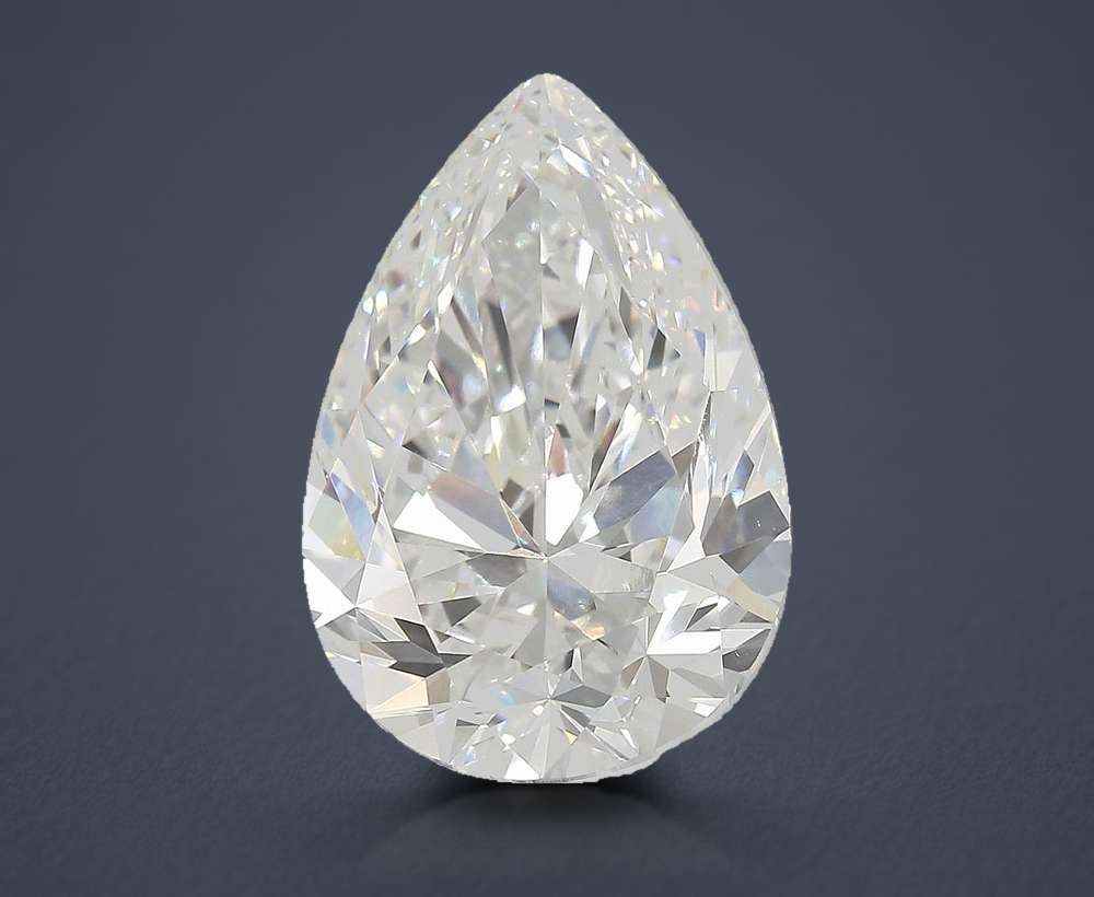 9.64ct E VS1 Rare Carat Ideal Cut Pear Lab Grown Diamond