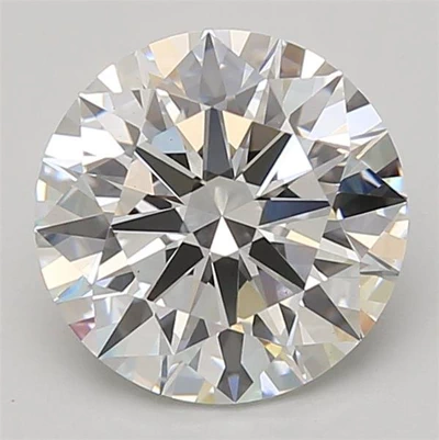 3.07ct E VS1 Rare Carat Ideal Cut Round Lab Grown Diamond