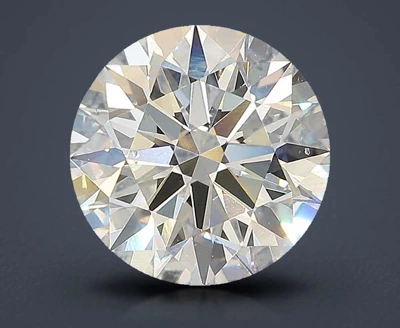 3.13ct J VS2 Rare Carat Ideal Cut Round Lab Grown Diamond