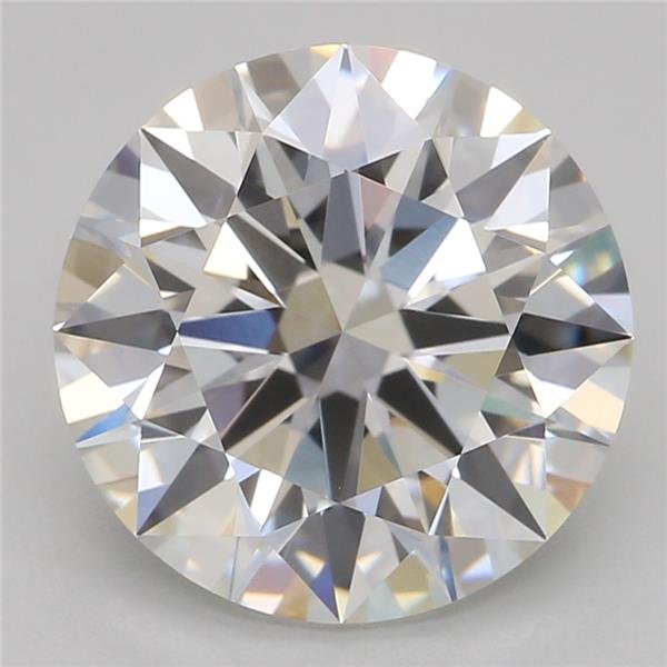 3.02ct F VVS2 Excellent Cut Round Lab Grown Diamond