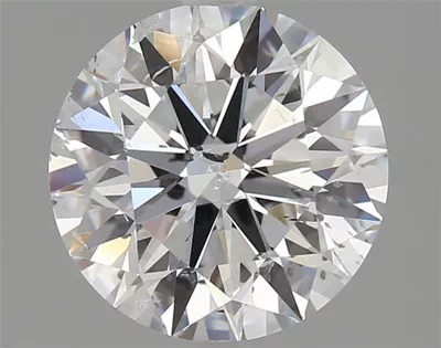 2.04ct D SI2 Rare Carat Ideal Cut Round Diamond