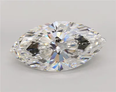 21.75ct F VS1 Rare Carat Ideal Cut Marquise Lab Grown Diamond