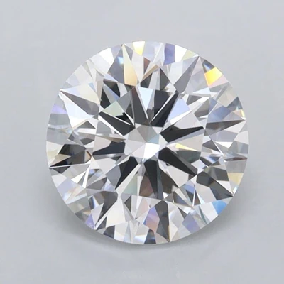 1.95ct D FL Rare Carat Ideal Cut Round Lab Grown Diamond