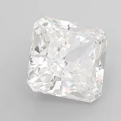 3.43ct E VVS2 Rare Carat Ideal Cut Radiant Lab Grown Diamond