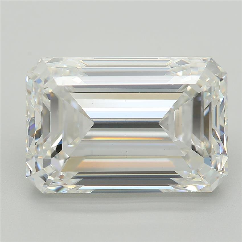 5.24ct F VS1 Excellent Cut Emerald Lab Grown Diamond