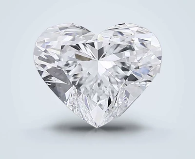 1.84ct D VVS1 Rare Carat Ideal Cut Heart Lab Grown Diamond