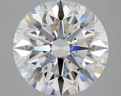 5.34ct F VS2 Rare Carat Ideal Cut Round Diamond