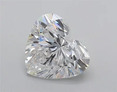 2.50ct D VS1 Rare Carat Ideal Cut Heart Lab Grown Diamond