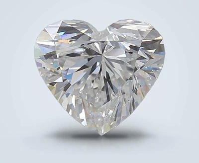 2.50ct D VS1 Rare Carat Ideal Cut Heart Lab Grown Diamond