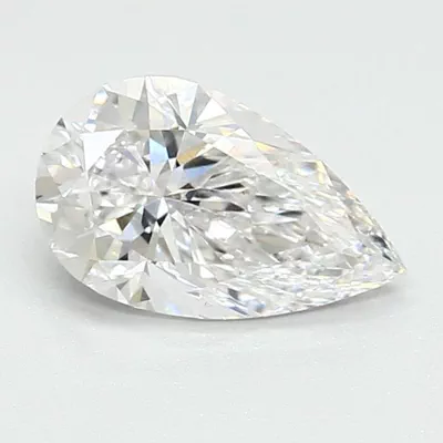 0.98ct D VS1 Rare Carat Ideal Cut Pear Lab Grown Diamond