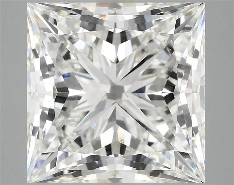 7.02ct E VVS2 Rare Carat Ideal Cut Princess Lab Grown Diamond