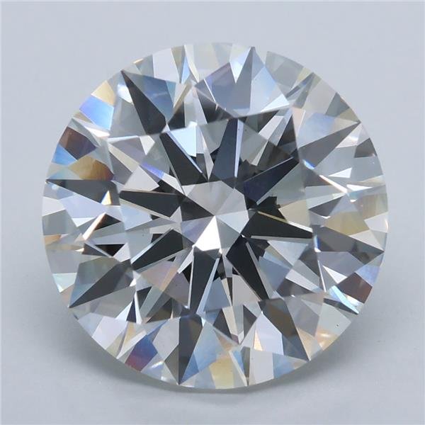 5.04ct F VVS2 Rare Carat Ideal Cut Round Lab Grown Diamond