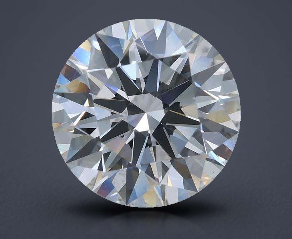 5.04ct F VVS2 Rare Carat Ideal Cut Round Lab Grown Diamond