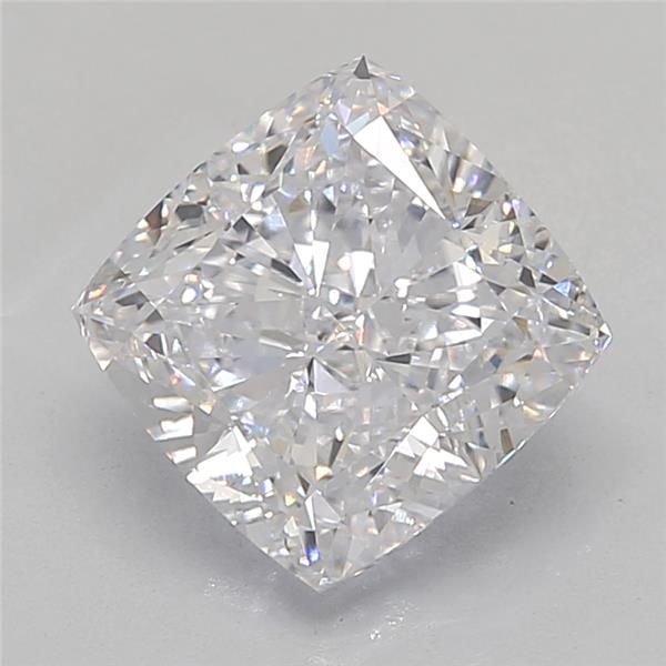 7.02ct D VVS2 Rare Carat Ideal Cut Cushion Lab Grown Diamond
