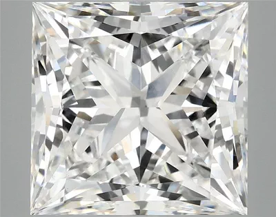 8.05ct E VS1 Rare Carat Ideal Cut Princess Lab Grown Diamond