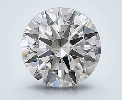 3.01ct H SI2 Rare Carat Ideal Cut Round Diamond