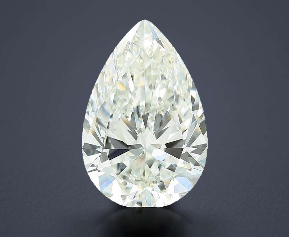 12.27ct G VVS2 Rare Carat Ideal Cut Pear Lab Grown Diamond