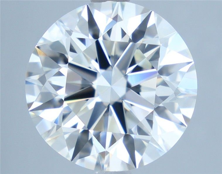 3.02ct H VVS2 Rare Carat Ideal Cut Round Diamond