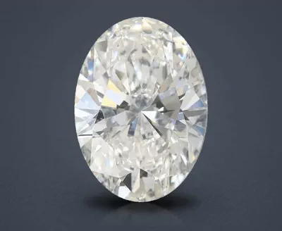7.06ct F VVS2 Rare Carat Ideal Cut Oval Lab Grown Diamond