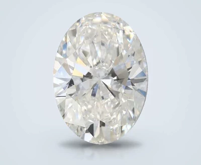 7.06ct F VVS2 Rare Carat Ideal Cut Oval Lab Grown Diamond