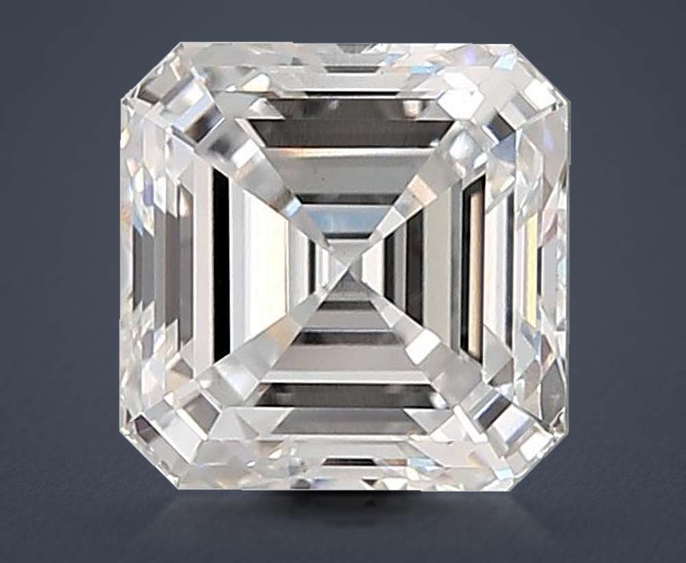 2.59ct E VS1 Rare Carat Ideal Cut Asscher Lab Grown Diamond