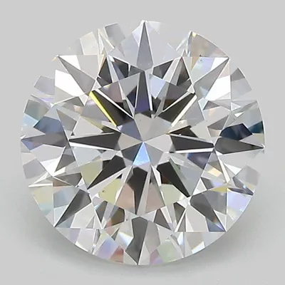 3.01ct D VS1 Rare Carat Ideal Cut Round Lab Grown Diamond