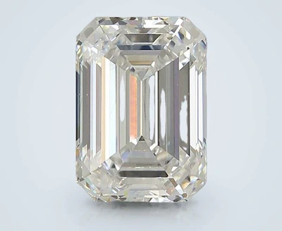4.09ct E VS1 Rare Carat Ideal Cut Emerald Lab Grown Diamond