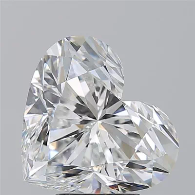 5.01ct G SI1 Rare Carat Ideal Cut Heart Diamond