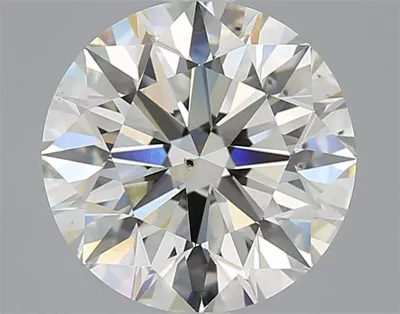 2.57ct K SI2 Rare Carat Ideal Cut Round Diamond