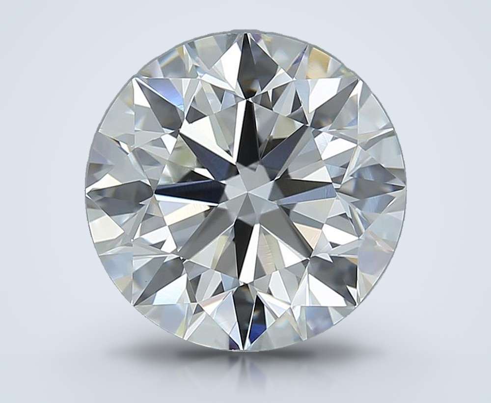 3.71ct H VVS1 Rare Carat Ideal Cut Round Diamond