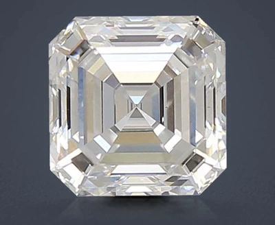 2.09ct D VS1 Rare Carat Ideal Cut Asscher Lab Grown Diamond