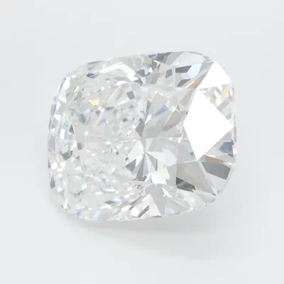 3.07ct D VVS1 Rare Carat Ideal Cut Cushion Lab Grown Diamond