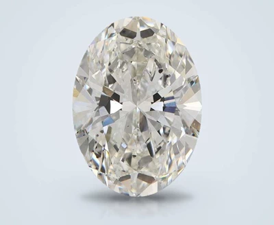 4.53ct H SI1 Rare Carat Ideal Cut Oval Lab Grown Diamond