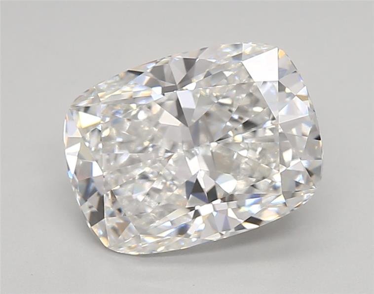 2.82ct E VVS2 Rare Carat Ideal Cut Cushion Lab Grown Diamond