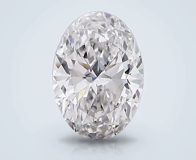 0.91ct F VS1 Rare Carat Ideal Cut Oval Lab Grown Diamond