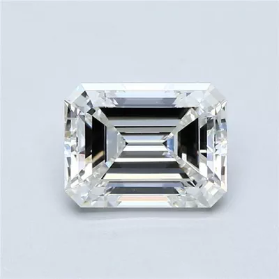 2.01ct H VVS1 Rare Carat Ideal Cut Emerald Diamond