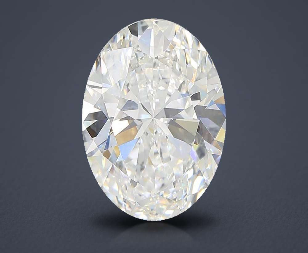 7.10ct E VVS2 Rare Carat Ideal Cut Oval Lab Grown Diamond