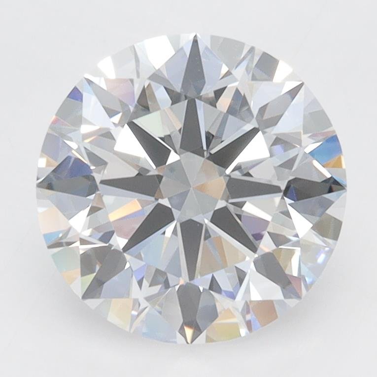 2.46ct D IF Rare Carat Ideal Cut Round Lab Grown Diamond