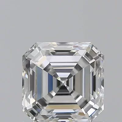 1.01ct E VS1 Rare Carat Ideal Cut Asscher Diamond