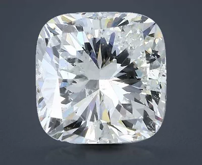 4.05ct J SI2 Very Good Cut Cushion Diamond