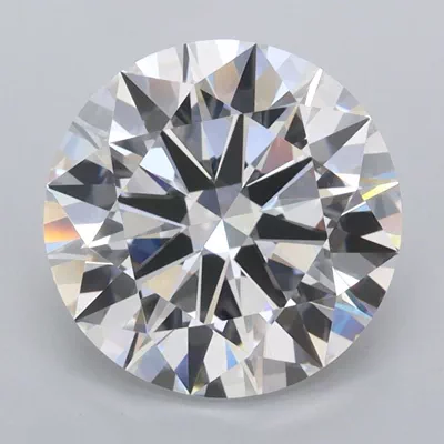 2.82ct D FL Rare Carat Ideal Cut Round Lab Grown Diamond
