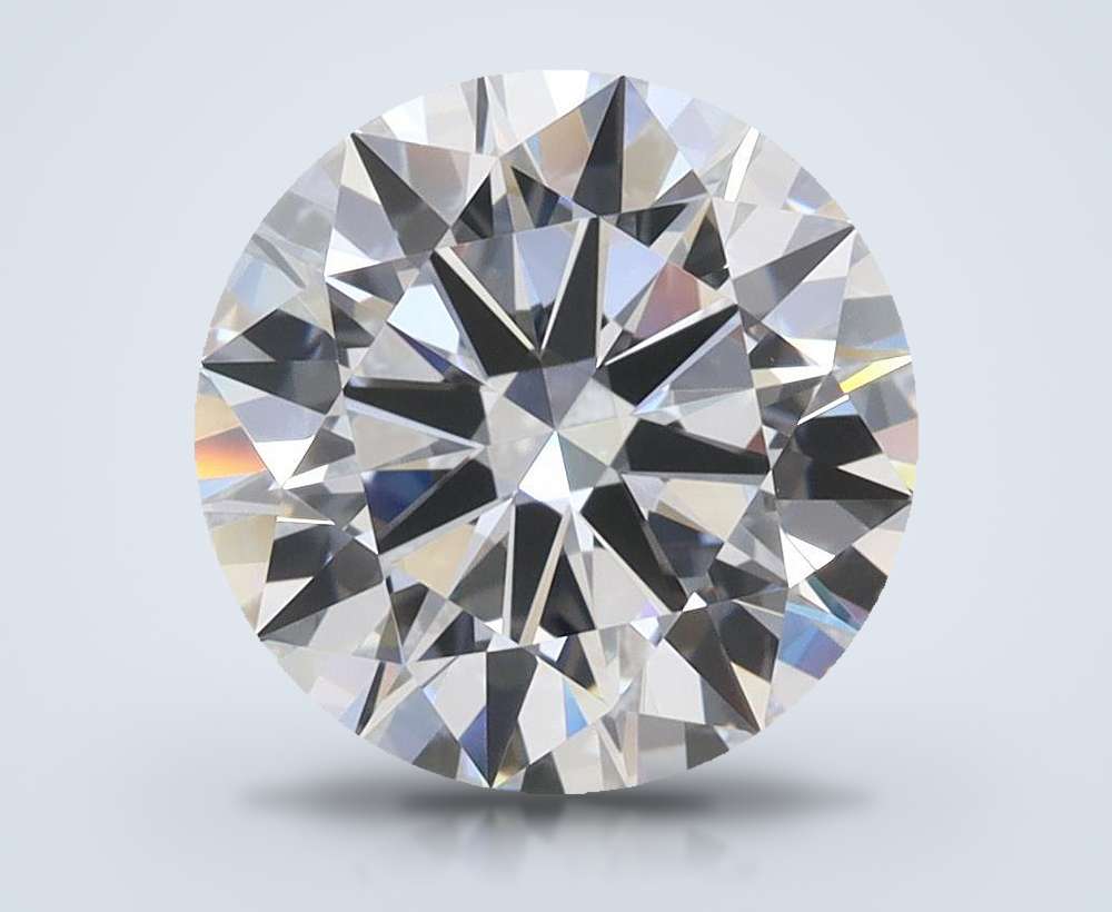 2.82ct D FL Rare Carat Ideal Cut Round Lab Grown Diamond