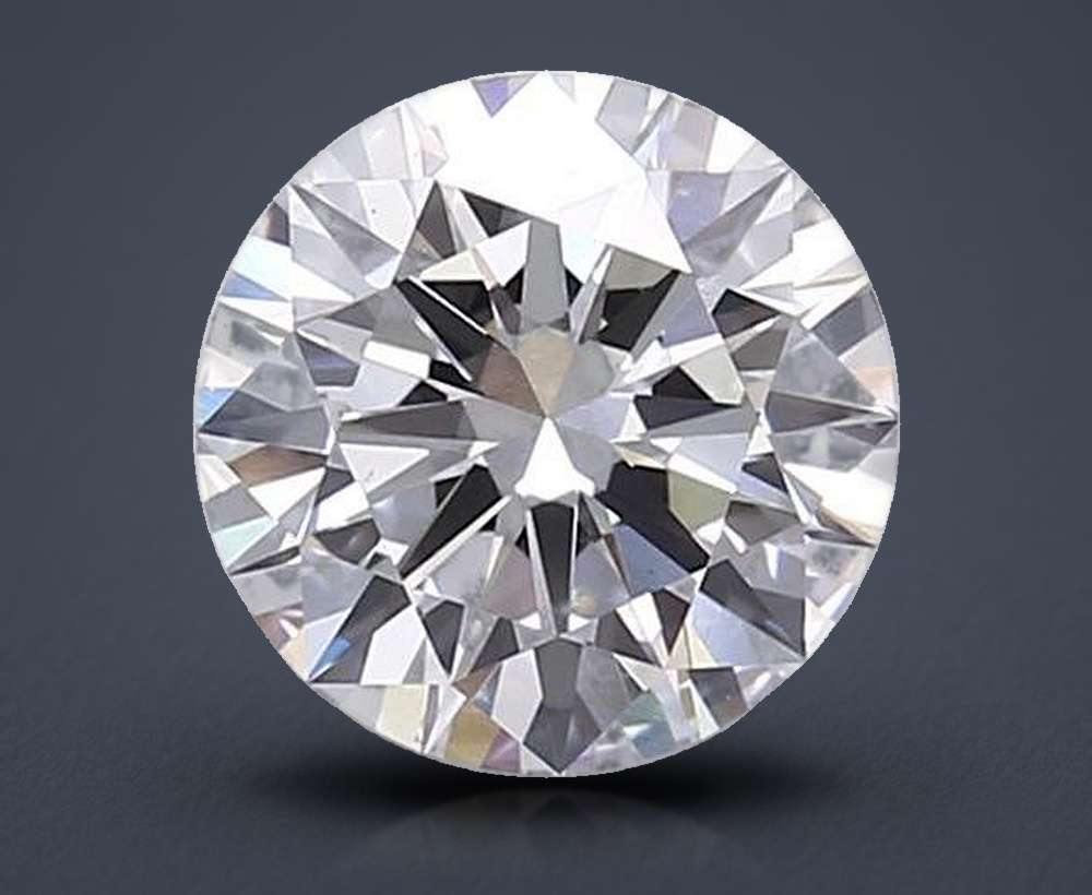 2.10ct F VVS2 Excellent Cut Round Lab Grown Diamond