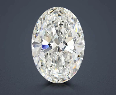12.07ct F VVS2 Rare Carat Ideal Cut Oval Lab Grown Diamond