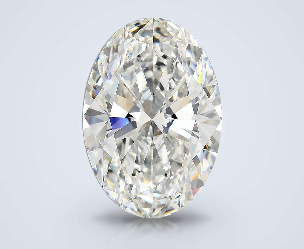 12.07ct F VVS2 Rare Carat Ideal Cut Oval Lab Grown Diamond