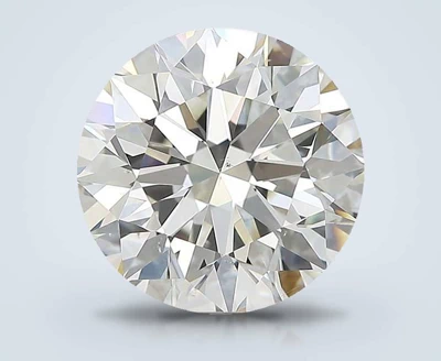 3.54ct J SI1 Rare Carat Ideal Cut Round Diamond