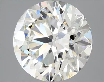 4.08ct K VS2 Rare Carat Ideal Cut Round Diamond