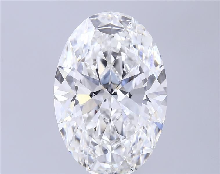13.09ct F VVS2 Rare Carat Ideal Cut Oval Lab Grown Diamond